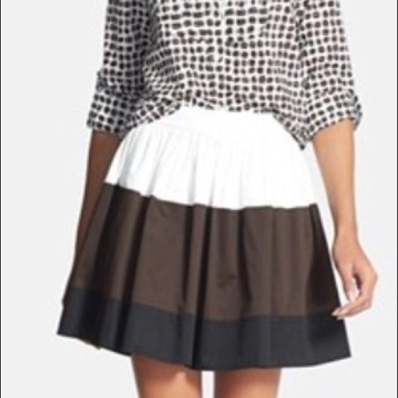 Kate Spade New York Colorblock Coreen Skirt 0 - Picture 3 of 8